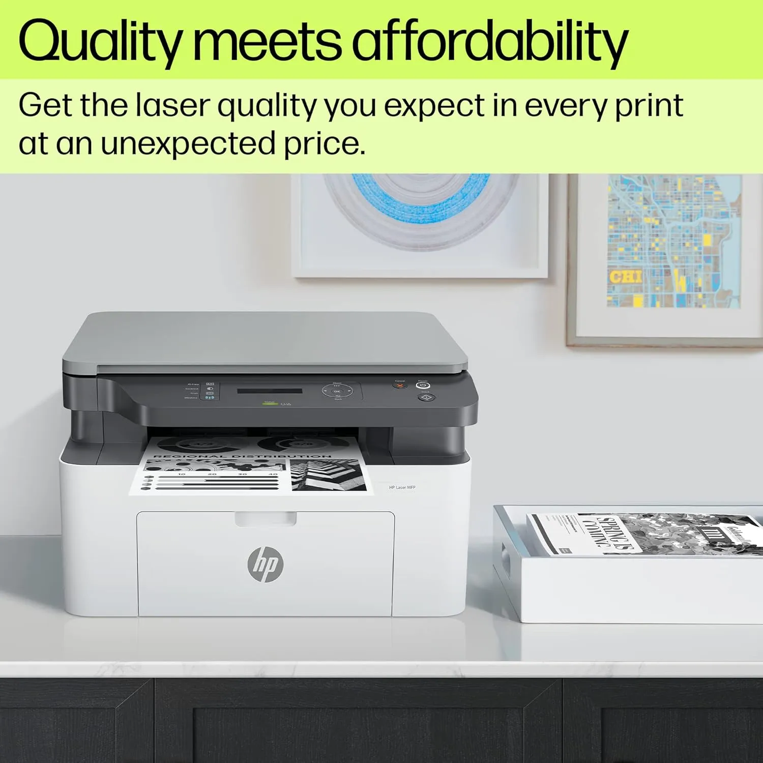 HP Laser Printer MFP1188W A4 Multi Function with WiFi view 2